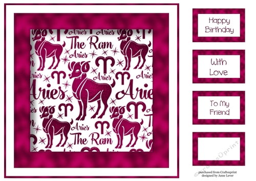 Zodiac In Pink - Aries