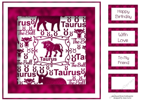 Zodiac In Pink - Taurus