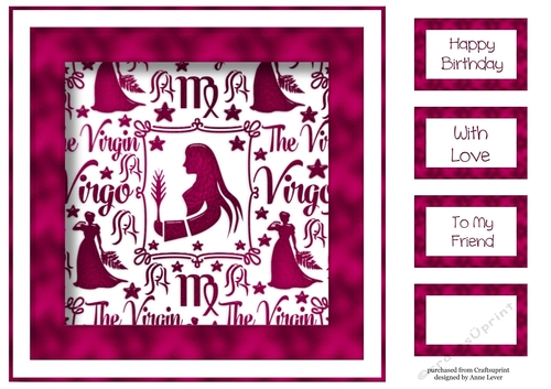 Zodiac In Pink - Virgo