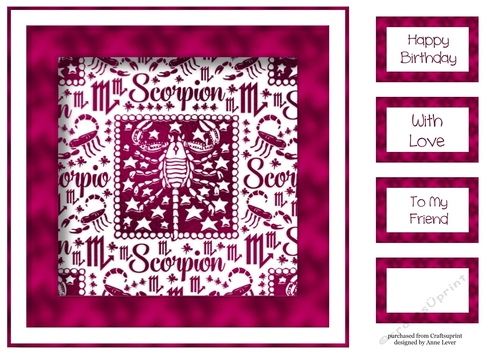 Zodiac In Pink - Scorpio