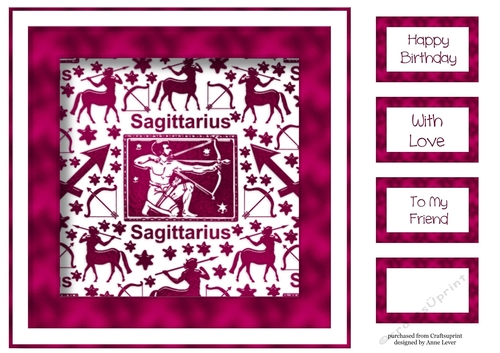 Zodiac In Pink - Sagittarius