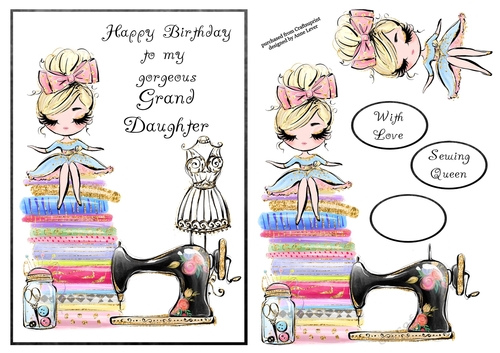 Gorgeous Grand Daughter Sewing Queen - Blonde