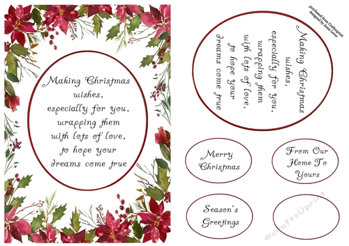 Scarlet Poinsettia Christmas verse 1