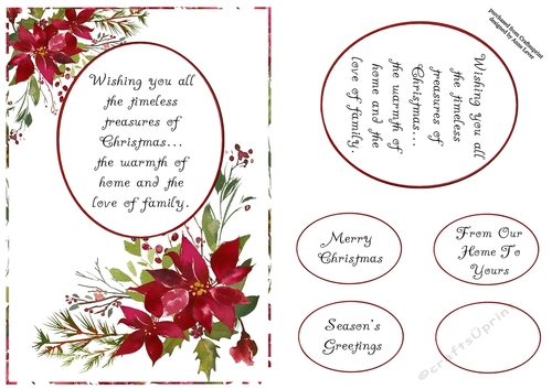 Scarlet Poinsettia Christmas verse 2