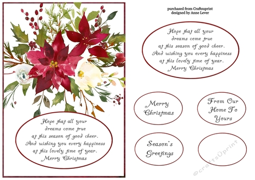 Scarlet Poinsettia Christmas verse 3
