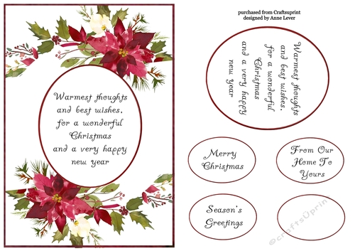 Scarlet Poinsettia Christmas verse 4
