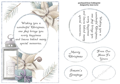 Beautiful Watercolour Christmas Verse 4