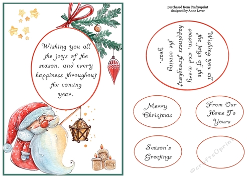 Christmas Watercolour Verse 4
