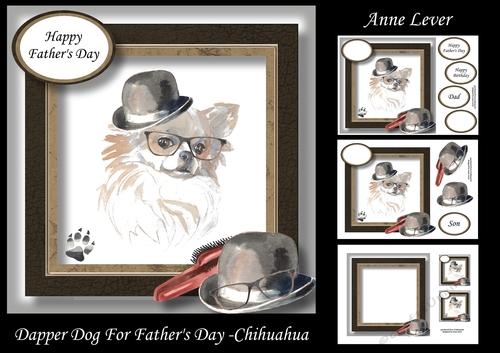 Dapper Dog For Fathers Day - Chihuahua