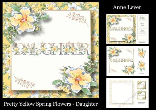 Pretty Yellow Spring Flowers - Daughter