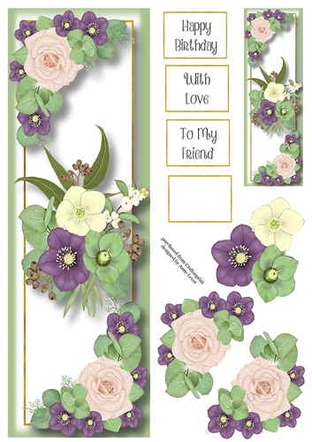 Eucalyptus & Wild Blooms 1 Lge DL