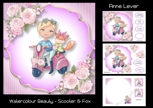 Watercolour Beauty - Scooter & Fox