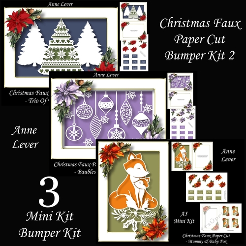 Christmas Faux Paper Cut Bumper Kit 2