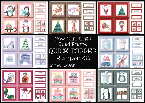 New Christmas Quad Frame QUICK TOPPER Bumper Kit