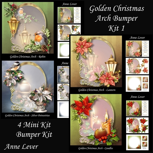 Golden Christmas Arch Bumper Kit 1