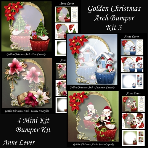 Golden Christmas Arch Bumper Kit 3