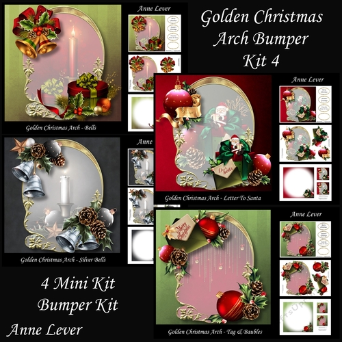 Golden Christmas Arch Bumper Kit 4