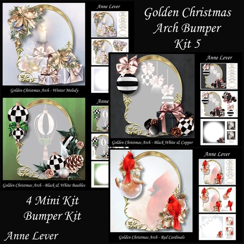 Golden Christmas Arch Bumper Kit 5