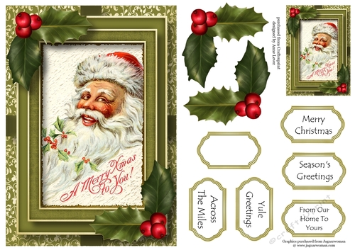 Vintage Christmas 4 A5