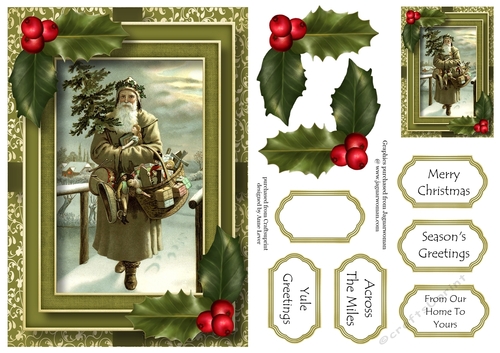 Vintage Christmas 3 A5
