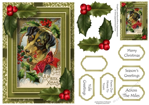 Vintage Christmas 2 A5