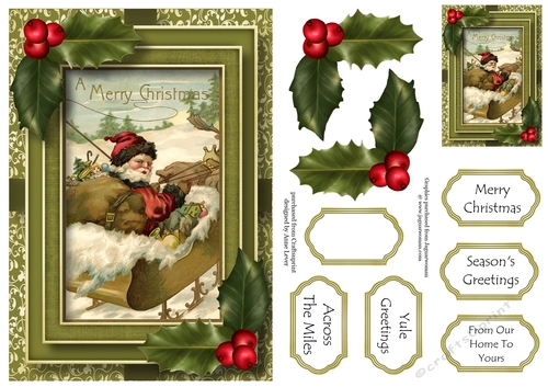 Vintage Christmas 1 A5