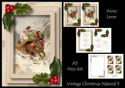 Vintage Christmas Natural 3
