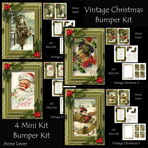 Vintage Christmas Bumper Kit