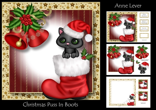 Christmas Puss In Boots