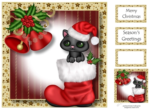 Christmas Puss In Boots 8x8