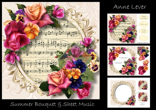 Summer Bouquet & Sheet Music