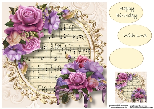 Belle Epoque & Sheet Music 8x8