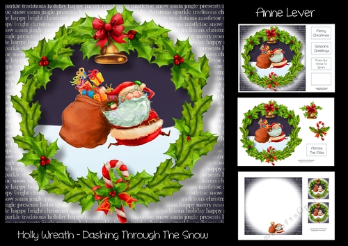 Holly Wreath - Dashing Through The Snow