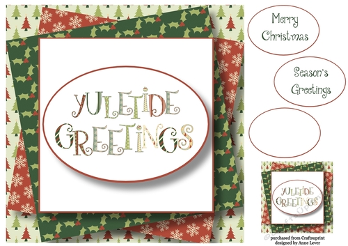 Quirky Christmas - Yuletide Greetings 8x8