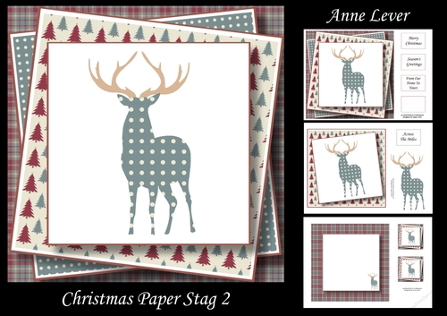Christmas Paper Stag 2