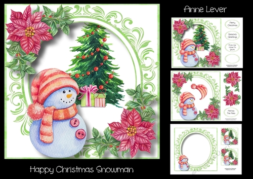 Happy Christmas Snowman