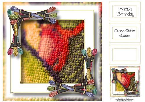 Close Up Cross Stitch 3 8x8