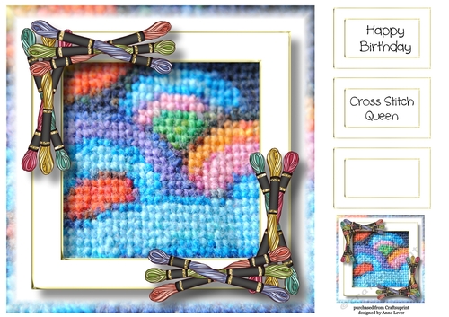 Close Up Cross Stitch 2 8x8