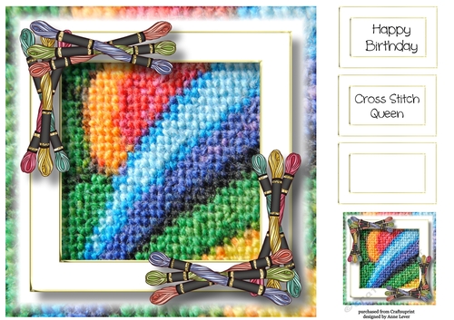 Close Up Cross Stitch 3 8x8