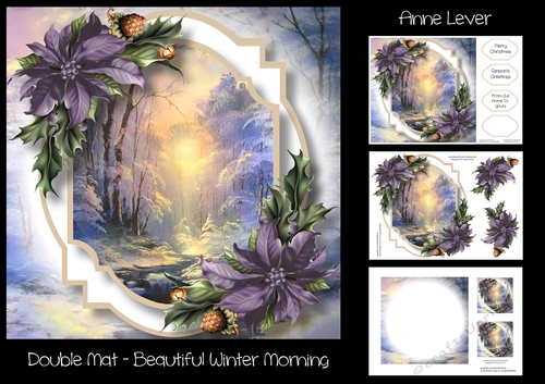 Double Mat - Beautiful Winter Morning