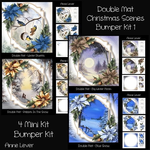 Double Mat Christmas Scenes Bumper Kit 1