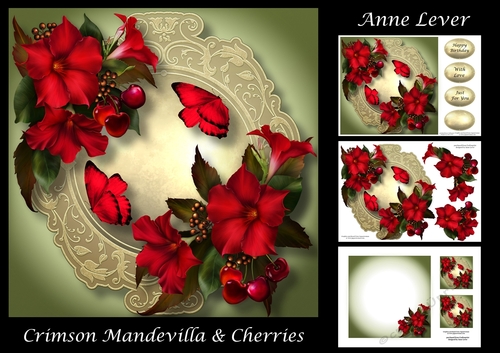 Crimson Mandevilla & Cherries