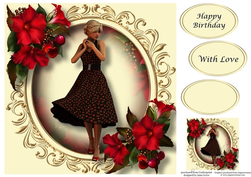 The Cherries Dress 8x8