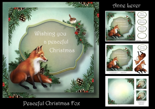 Peaceful Christmas Fox