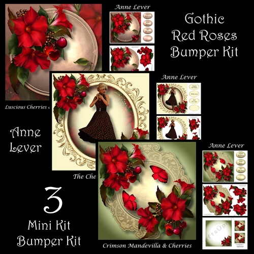 Cherries & Crimson Mandevilla Bumper Kit