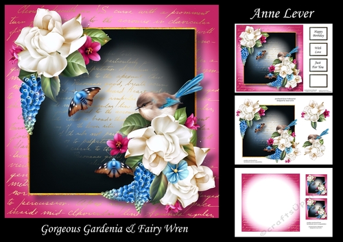 Gorgeous Gardenia & Fairy Wren