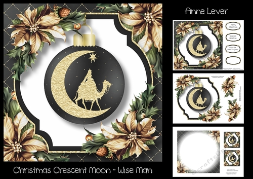 Christmas Crescent Moon - Wise Man