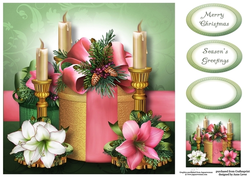 Christmas Gifts & Candles 8x8