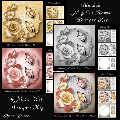 Blended Metallic Roses Bumper Kit