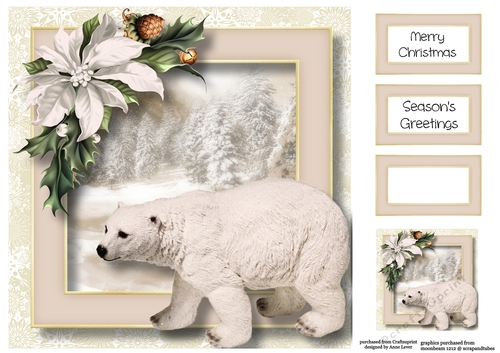 The Christmas Polar Bear 8x8